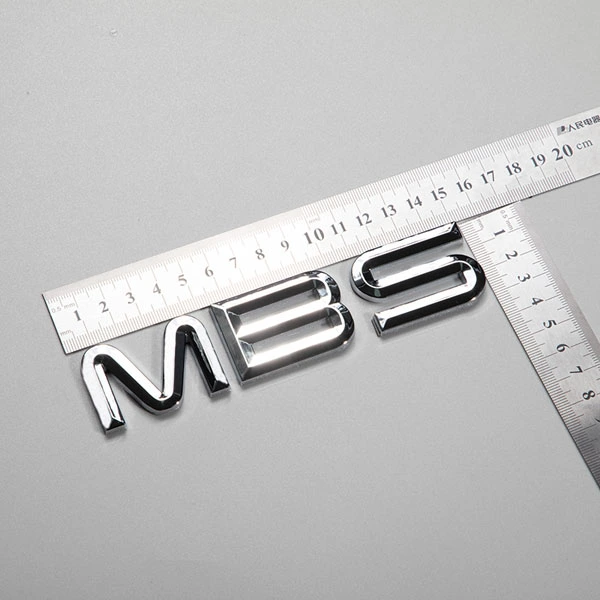 크롬 도금 ABS 3D 엠블럼 자동차 실버 미러 컬러 로고