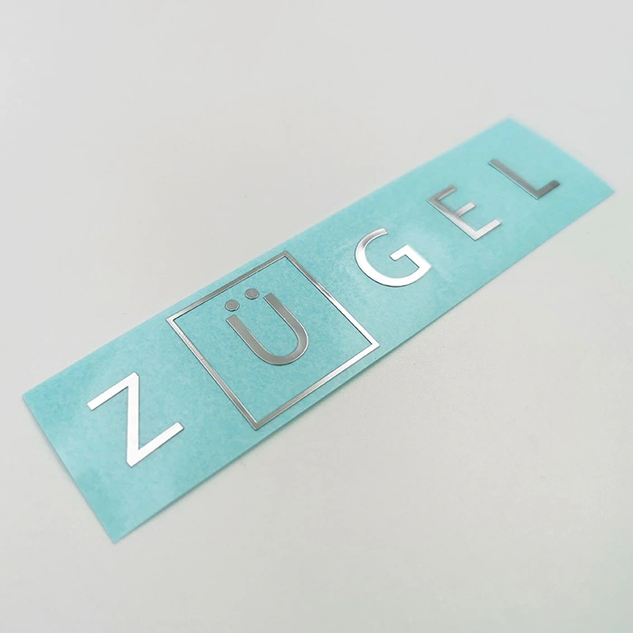 전기 도금 라벨