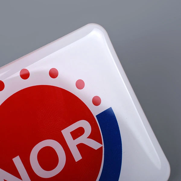 다수 디자인은 가정용 전기 제품을 위한 주문 에폭시 스티커 장 3D 돔을 짓는 자동 접착 스티커를 지웁니다