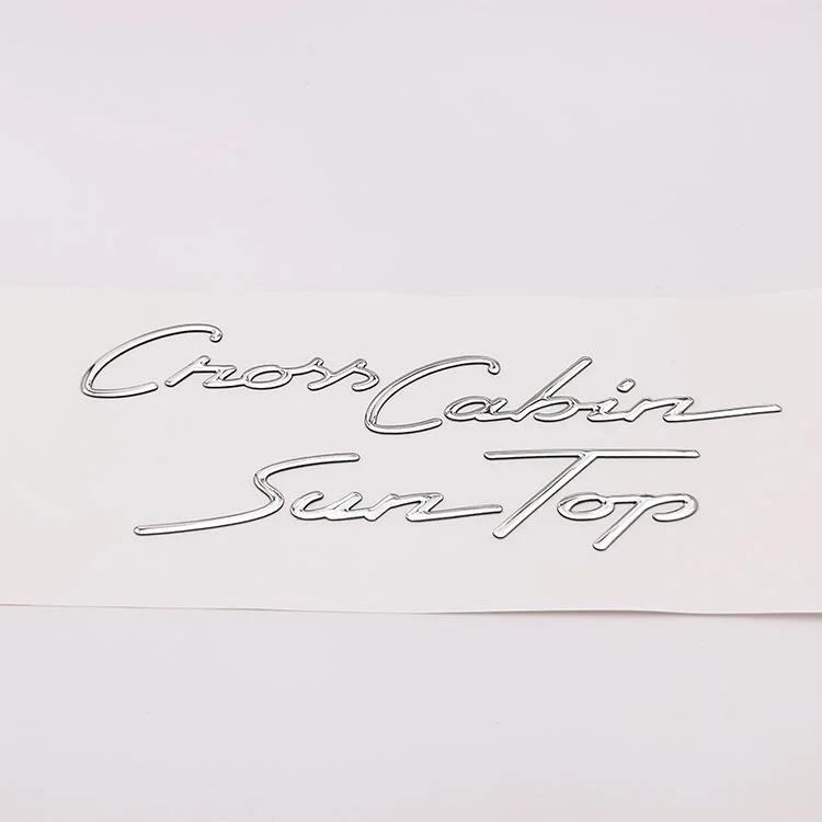 3D 젤 소프트 플라스틱 브랜드 레이블