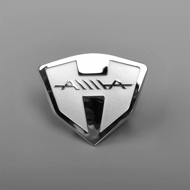 Electroform 3D 금속 로고 레이블 스티커