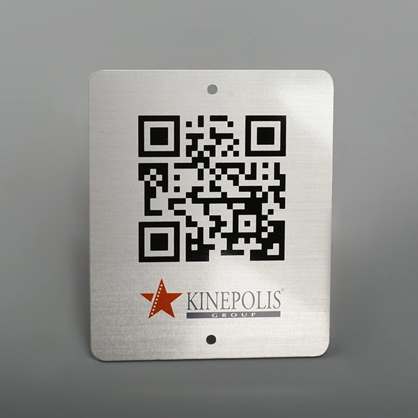 QR 코드 알루미늄 라벨