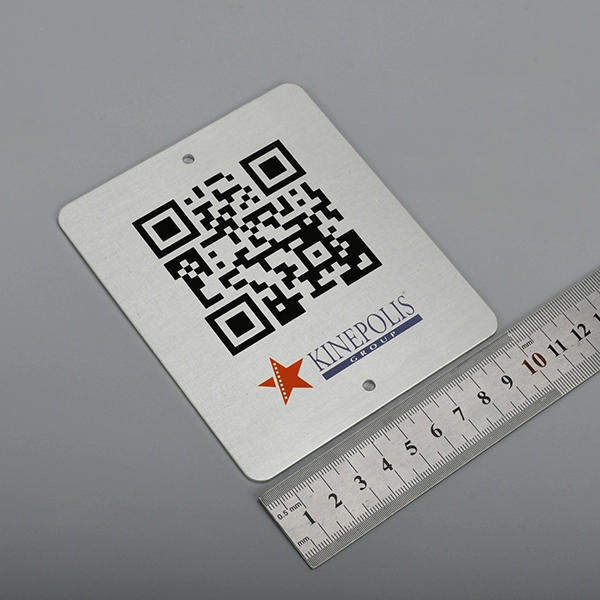QR 코드 알루미늄 라벨